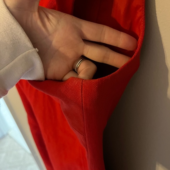 Etcetera red sleeveless fitted dress size 0 - Picture 6 of 8